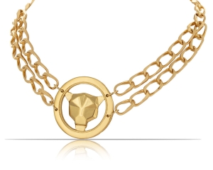 Choker Colibra z tygrysem w okręgu