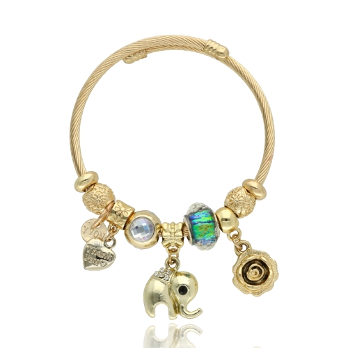 Bransoletka YVON z charmsami 