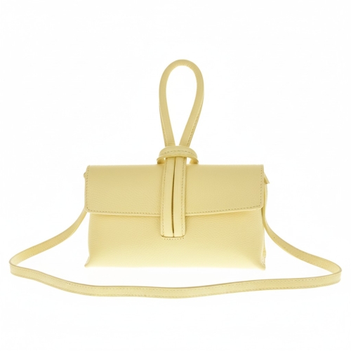 Modna torebka z supełkiem skóra Giallo 