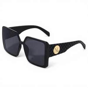 Okulary przeciwsłoneczne oversized black Nicole Lee