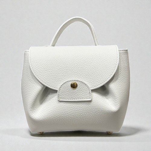 Torebka Luna Mini skóra biała Laura Biaggi