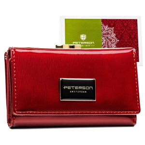 Portfel damski Peterson PTN PH23-1-SH czerwony